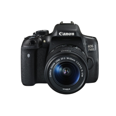 Máy ảnh Canon 750D + kit 18 55 STM Cũ