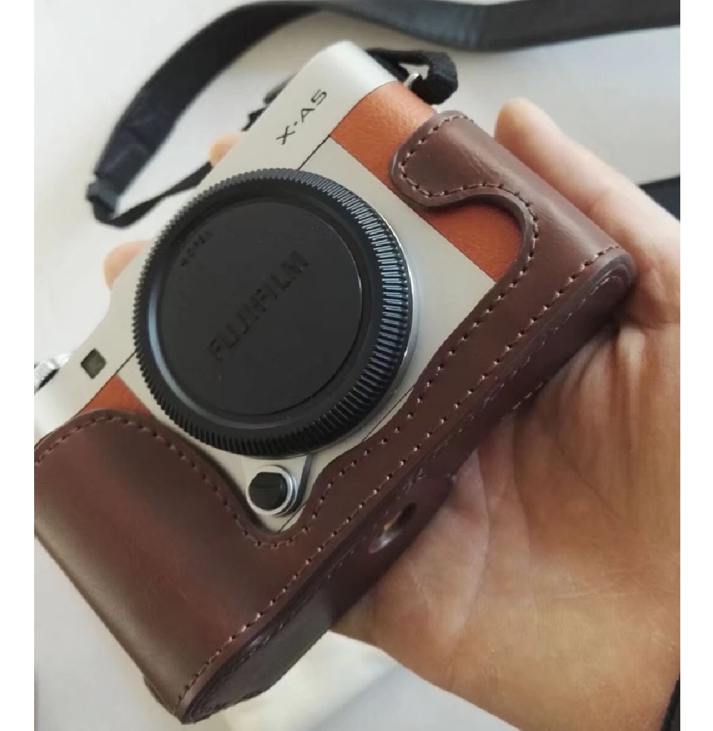 Bao da máy ảnh / Half case cho Fujifilm X-M1, X-A1, X-A2, X-A3, X-A5, X-A10 - Ảnh 4