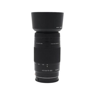 Sony 75-300mm f/4.5-5.6 Compact Super Telephoto Zoom Lens for Sony ngàm A xách tay cũ