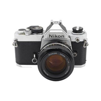 Máy ảnh film Nikon FM kèm lens 50 1.4 ai hàng xách tay cũ
