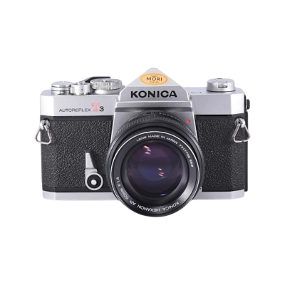 MÁY ẢNH FILM KONICA AUTOREFLEX T3 KÈM LENS 50 1.7 HÀNG XÁCH TAY CŨ