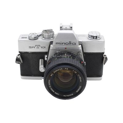 MÁY ẢNH FILM MINOLTA SRT-101 kèm lens 50mm 1.4 HÀNG XÁCH TAY CŨ