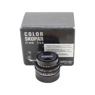 ỐNG KÍNH VOIGTLANDER COLOR SKOPAK 21MM F/4P HÀNG XÁCH TAY CŨ