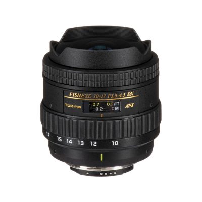 Tokina Fisheye 10-17mm f/3.5-4.5 AT-X DX for canon