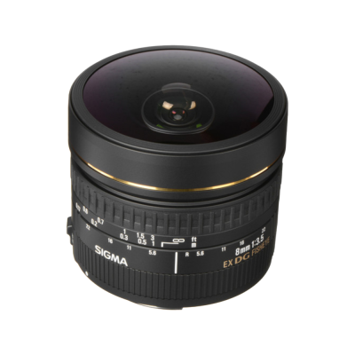 ỐNG KÍNH SIGMA 8MM F/3.5 EX DG CIRCULAR FISHEYE FOR CANON CŨ