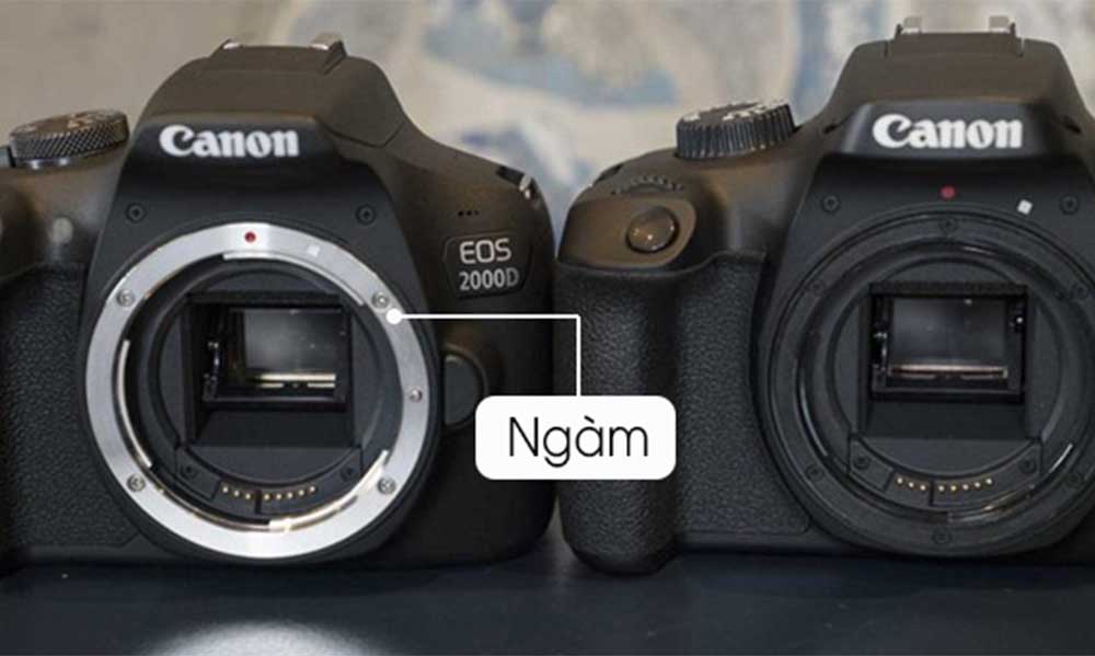 Ngàm máy ảnh đối với máy Canon