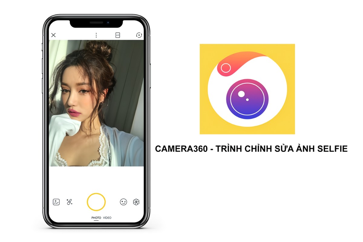 Camera 360 có khả năng chụp selfie với độ nét cao và 21 kiểu gợi ý nhỏ để điều chỉnh kết cấu khuôn mặt