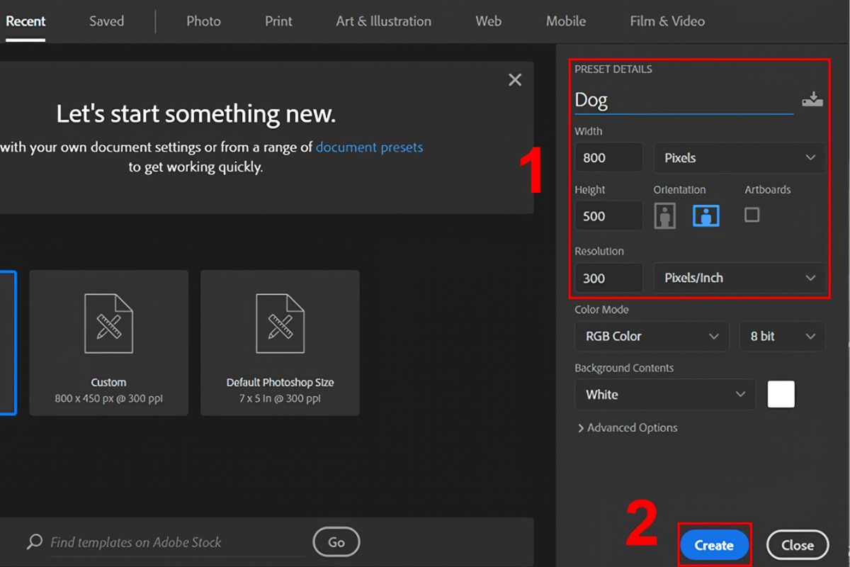 Bước một là tạo vùng làm việc Bước một là tạo vùng làm việc