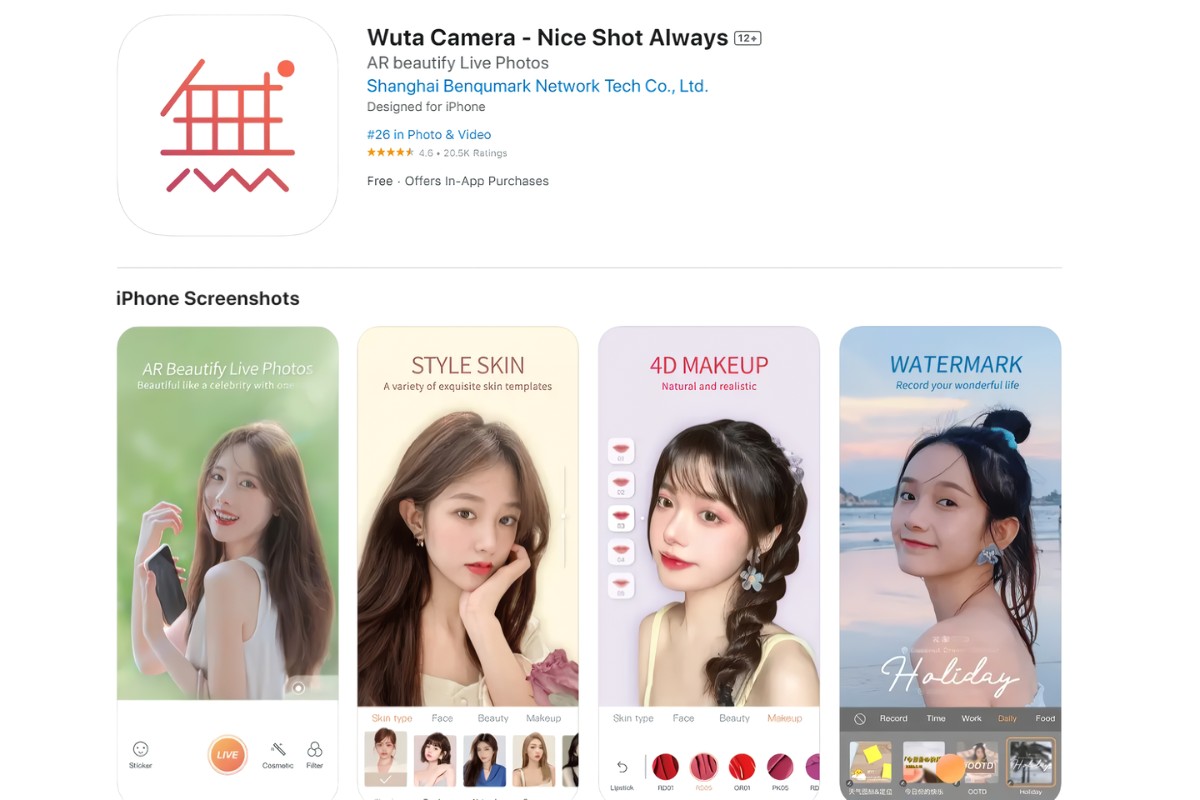 Wuta Camera là một trong những app rất nổi tiếng với khả năng tạo video và gif nổi bật Wuta Camera là một trong những app rất nổi tiếng với khả năng tạo video và gif nổi bật