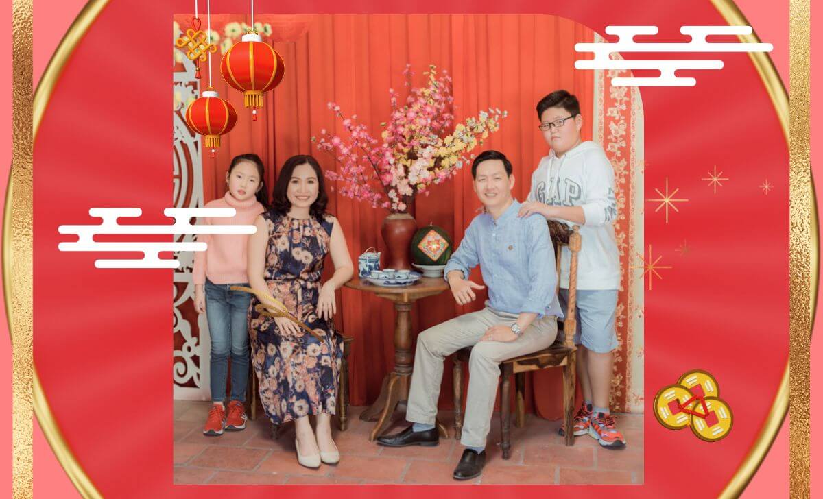 Phong cách chụp ảnh Tết bên gia đình Phong cách chụp ảnh Tết bên gia đình