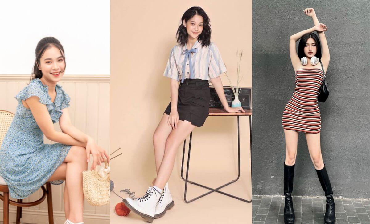 Váy ngắn xòe và cách chụp ảnh đẹp Váy ngắn xòe và cách chụp ảnh đẹp