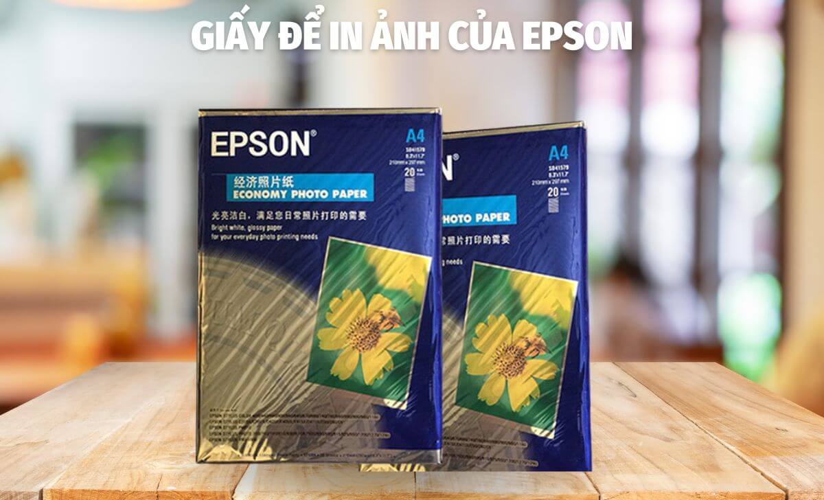 Giấy để in ảnh của Epson Giấy để in ảnh của Epson