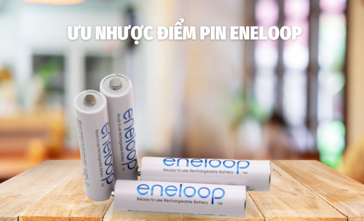 Pin Eneloop có dung lượng cao hơn so với các loại pin sạc thông thường Pin Eneloop có dung lượng cao hơn so với các loại pin sạc thông thường