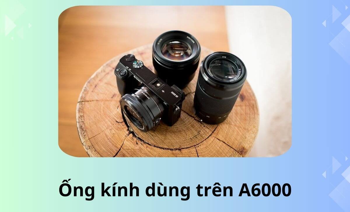 Nhờ ngàm E, máy ảnh này tương thích với nhiều loại ống kính khác nhau