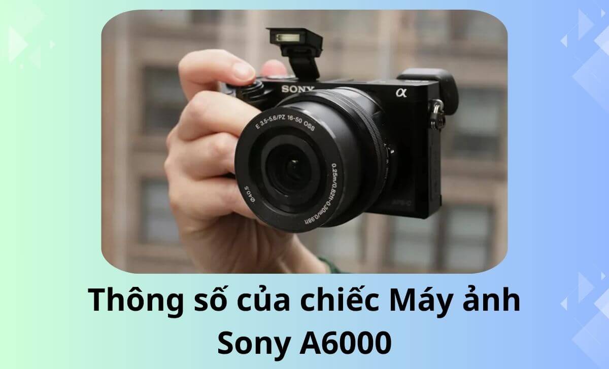 A6000 có kích thước nhỏ gọn