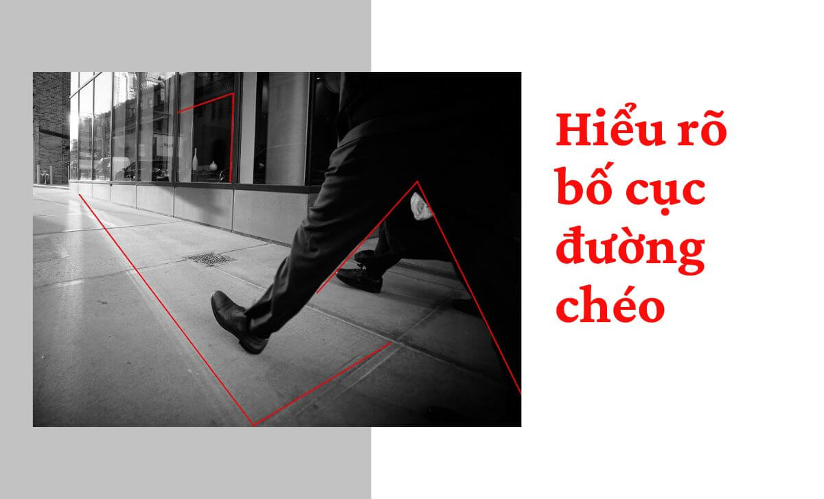 Một kỹ thuật bố trí các yếu tố trong khung hình theo một đường chéo