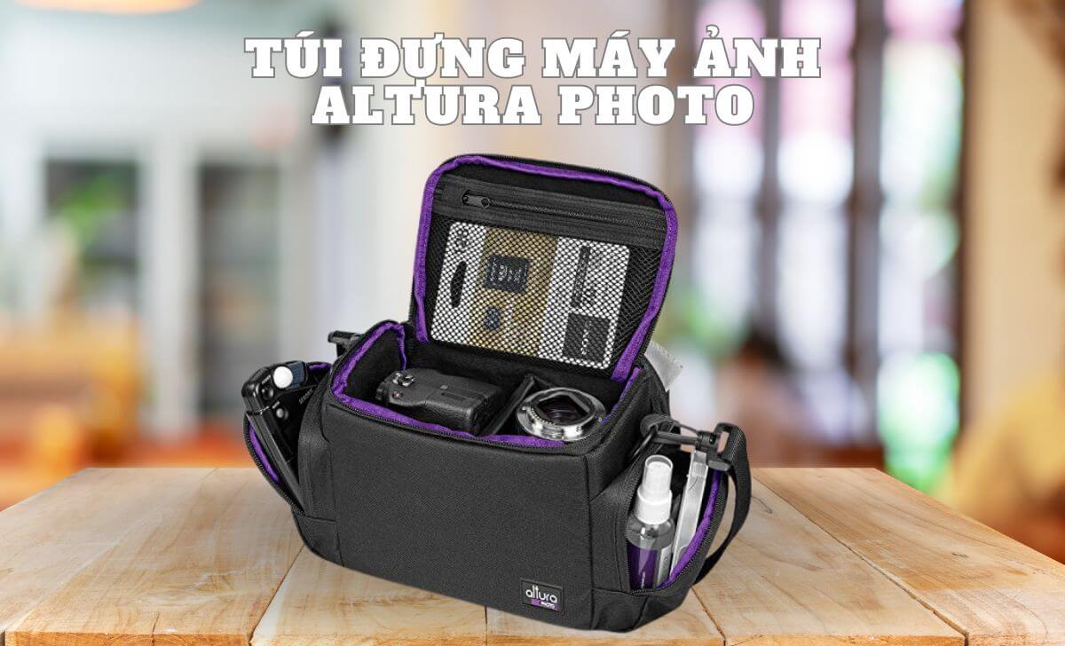 Túi đựng máy ảnh Altura Photo cho máy Canon được thiết kế với kích thước nhỏ gọn và tiện lợi Túi đựng máy ảnh Altura Photo cho máy Canon được thiết kế với kích thước nhỏ gọn và tiện lợi