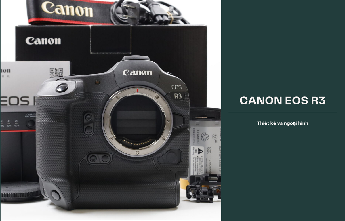 Canon EOS R3 - Thiết kế và ngoại hình