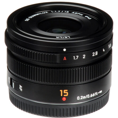 Ống kính Lumix Leica DG Summilux 15mm f/1.7 ASPH (Lumix 15mm F1.7 - Cũ) - Ảnh 2