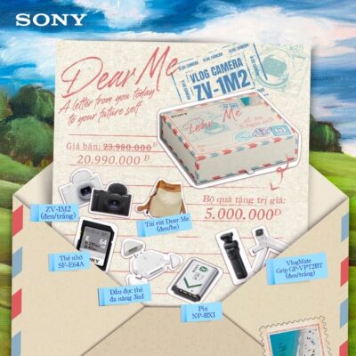 Bộ sản phẩm Sony ZV-1 II Dear Me Edition (Mới chính hãng)