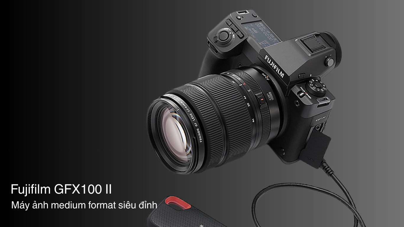 Fujifilm GFX100 II - Máy ảnh medium format siêu đỉnh